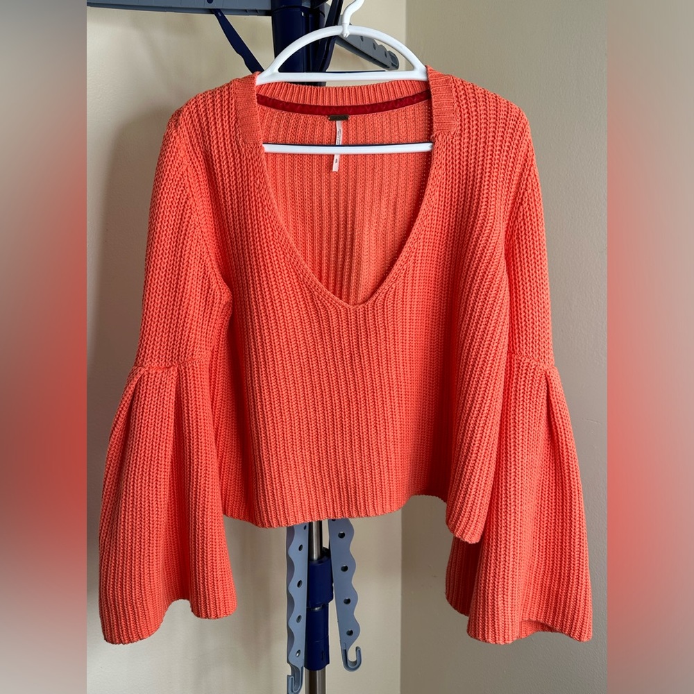 Pre-Loved Free People Balloon Sleeves Sweater